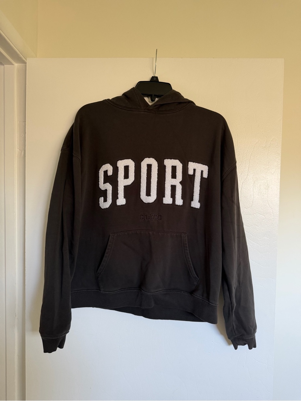 SPORT Pullover Hooded Sweatshirt - Black